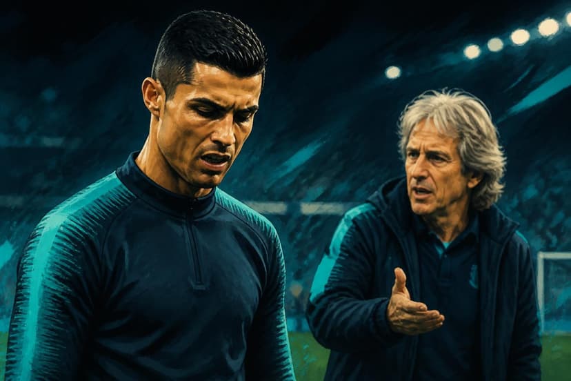 Cristiano Ronaldo não treina após polêmica com Jesus