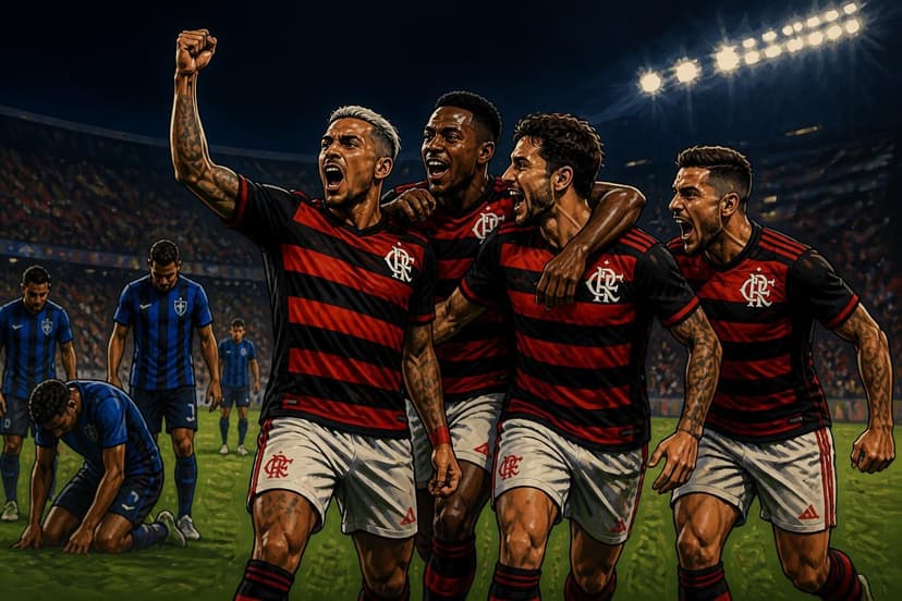 Flamengo vence Independiente del Valle e avança nas quartas